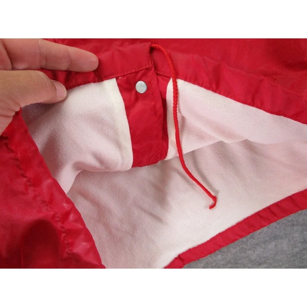 Vintage Swingster Jacket Adult Medium Made USA Red Woodland Hills Club‎ VTG